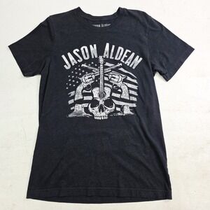 Jason Aldean Rock N' Roll Cowboy Tour 2022 Country Music T-Shirt Men's Sz M EUC
